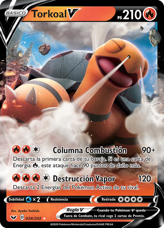 Torkoal V 024/202 Español