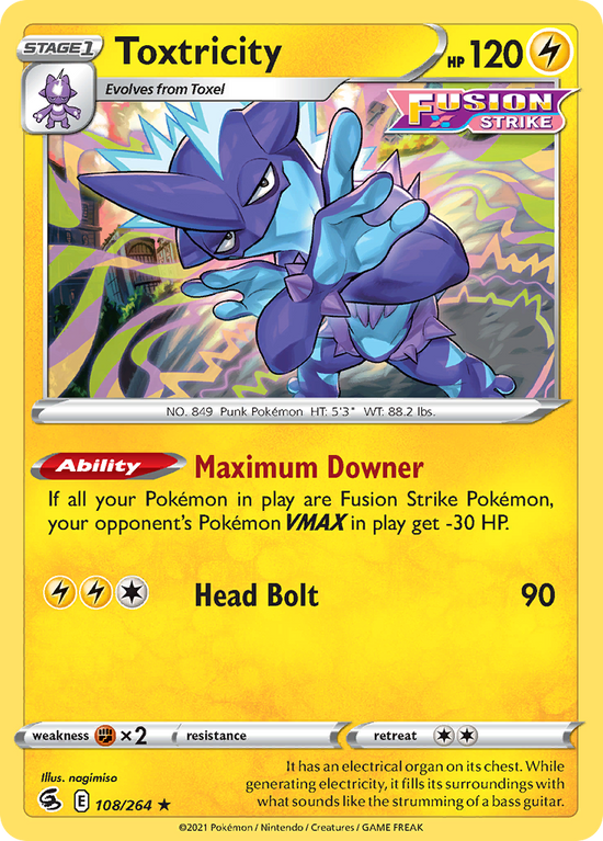 Toxtricity 108/264 - Holo