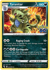 Tyranitar 043/078 - Holo - Español-Kantocards