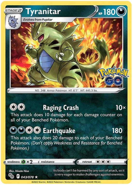 Tyranitar 043/078 - Holo - Español