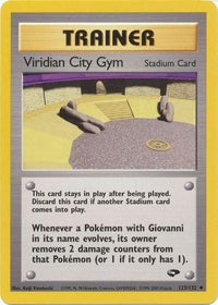 Viridian City Gym 123/132-Kantocards