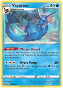 Vaporeon SWSH072-Kantocards