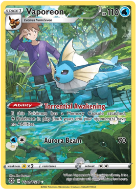 Vaporeon TG02/ TG30