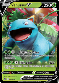 Venusaur V 001/073 Español-Kantocards