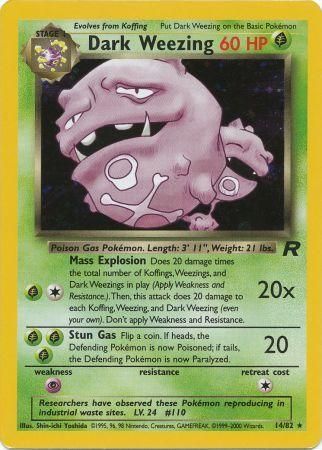 Dark Weezing 14/82 - Holo