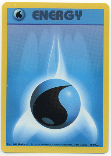 Water Energy 102/102  (BASE SET 1999)