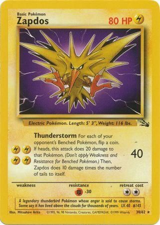Zapdos 30/62
