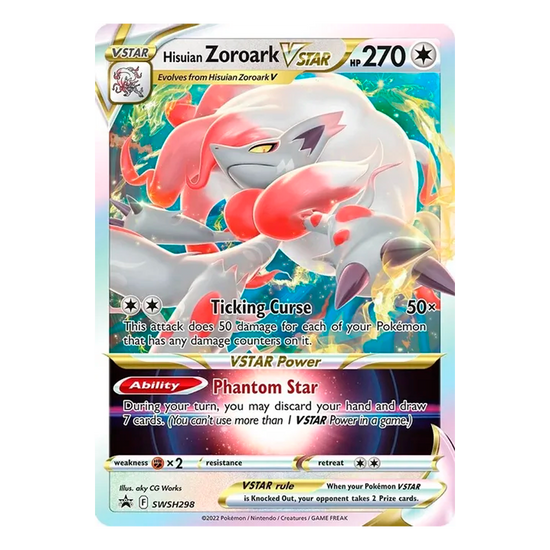 Hisuian Zoroark VSTAR  SWSH298