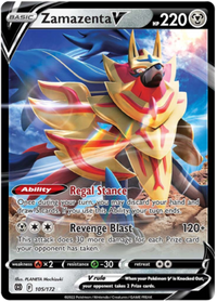 Zamazenta V 105/172-Kantocards