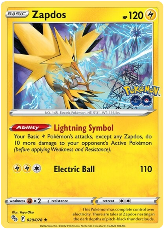 Zapdos 029/078 - Holo