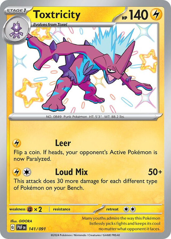 Toxtricity 141/091 - Shiny Rare