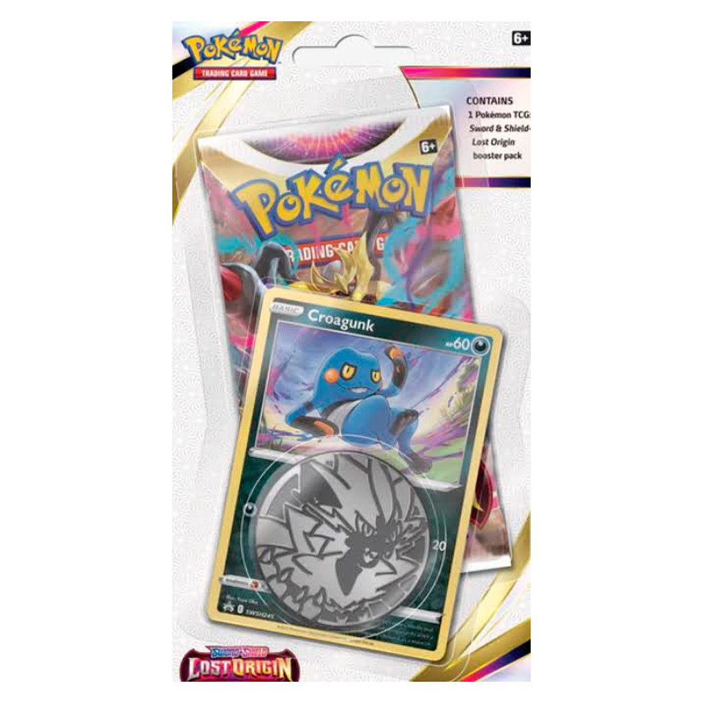 Lost Origin - Blister Pack - Single Booster - Croagunk Promo Card