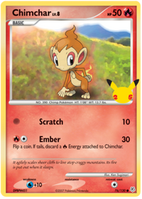 Carta Jumbo Chimchar-Kantocards