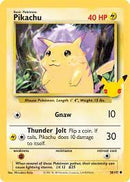 Pikachu 25 Aniversario Jumbo-Kantocards