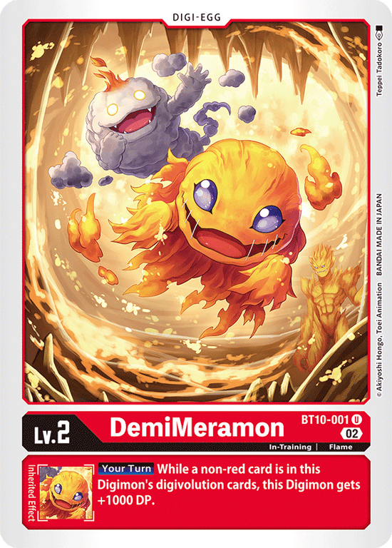 Demimeramon BT10-001-Kantocards
