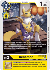 Renamon BT10-032-Kantocards