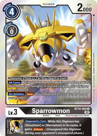 Sparrowmon BT10-060-Kantocards