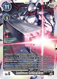 Justimon: Critical Arm BT10-067-Kantocards