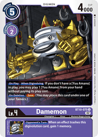 Damemon BT10-075-Kantocards