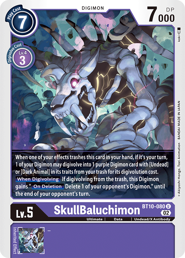 SkullBaluchimon BT10-080-Kantocards
