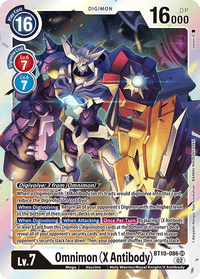 Omnimon (X Antibody) BT10-086-Kantocards