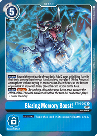 Blazing Memory Boost! BT10-097-Kantocards