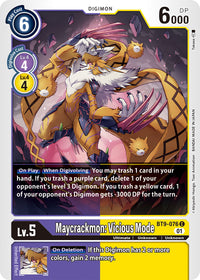 Maycrackmon: Vicious Mode BT9-076-Kantocards