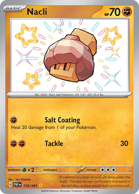 Nacli 176/091 - Shiny Rare (Español)