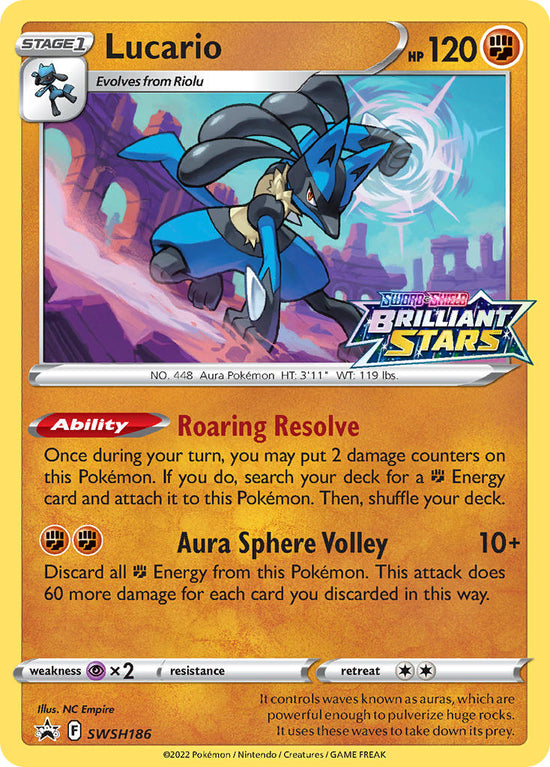 Lucario SWSH186 (SELLADO)