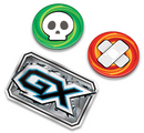 Marcadores de daño + Gx Tag Team Azul-Kantocards