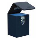 Flip Deck Case 80+ Leatherette Dark Blue-Kantocards