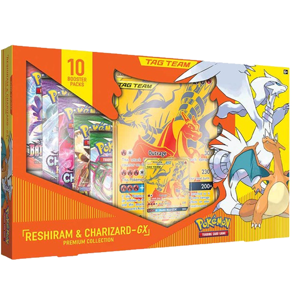 Reshiram & Charizard GX Colección Premium (Daño en caja)-Kantocards