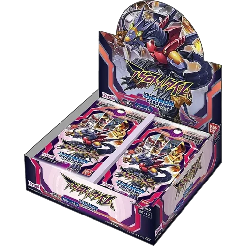 Digimon: Booster Box Across the Time BT12-Kantocards
