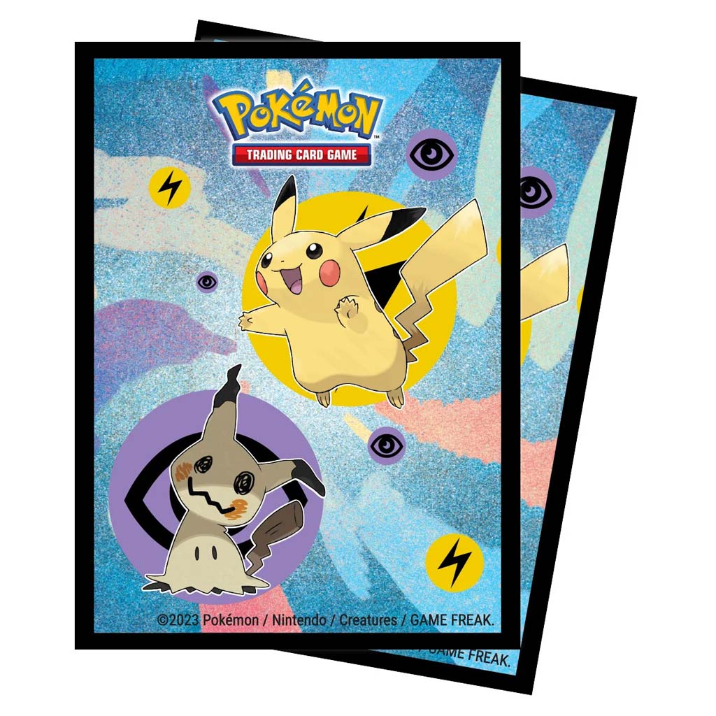 Ultra Pro Pikachu And Mimikyu Deck Protector Sleeves For Pokémon 65ct Kantocards 