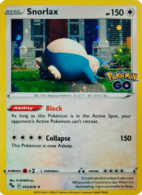 Snorlax promo Pokémon go español 055/078-Kantocards