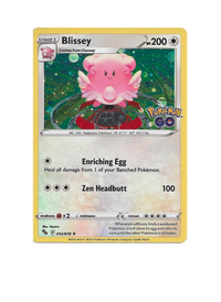 Blissey promo Pokémon go español 052/078-Kantocards