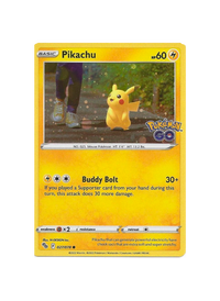 Pikachu promo Pokémon go 027/078 español-Kantocards