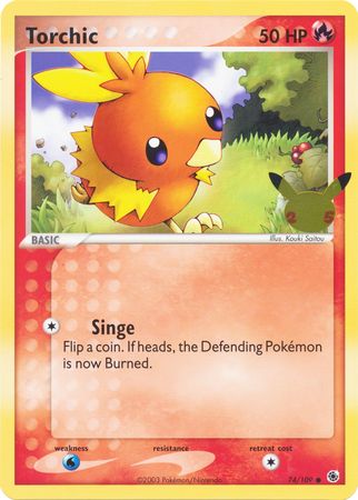 Carta Jumbo Torchic 74/109