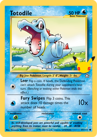 Carta Jumbo Totodile-Kantocards